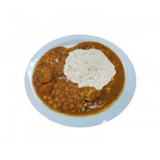 172 Chicken Kichererbsen Curry mit Basmati Resis