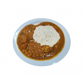 172 Chicken Kichererbsen Curry mit Basmati Resis 172 Chicken Kichererbsen Curry mit Basmati Resis