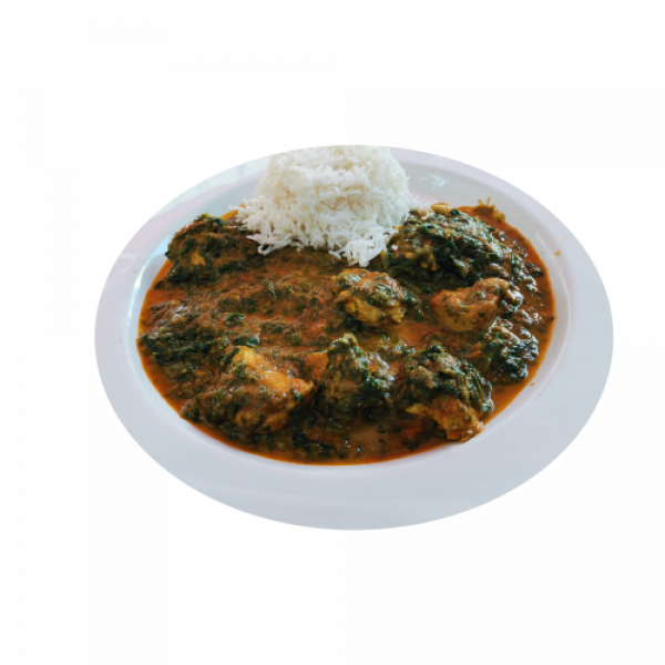 170 Chicken Palak mit Basmati Reis