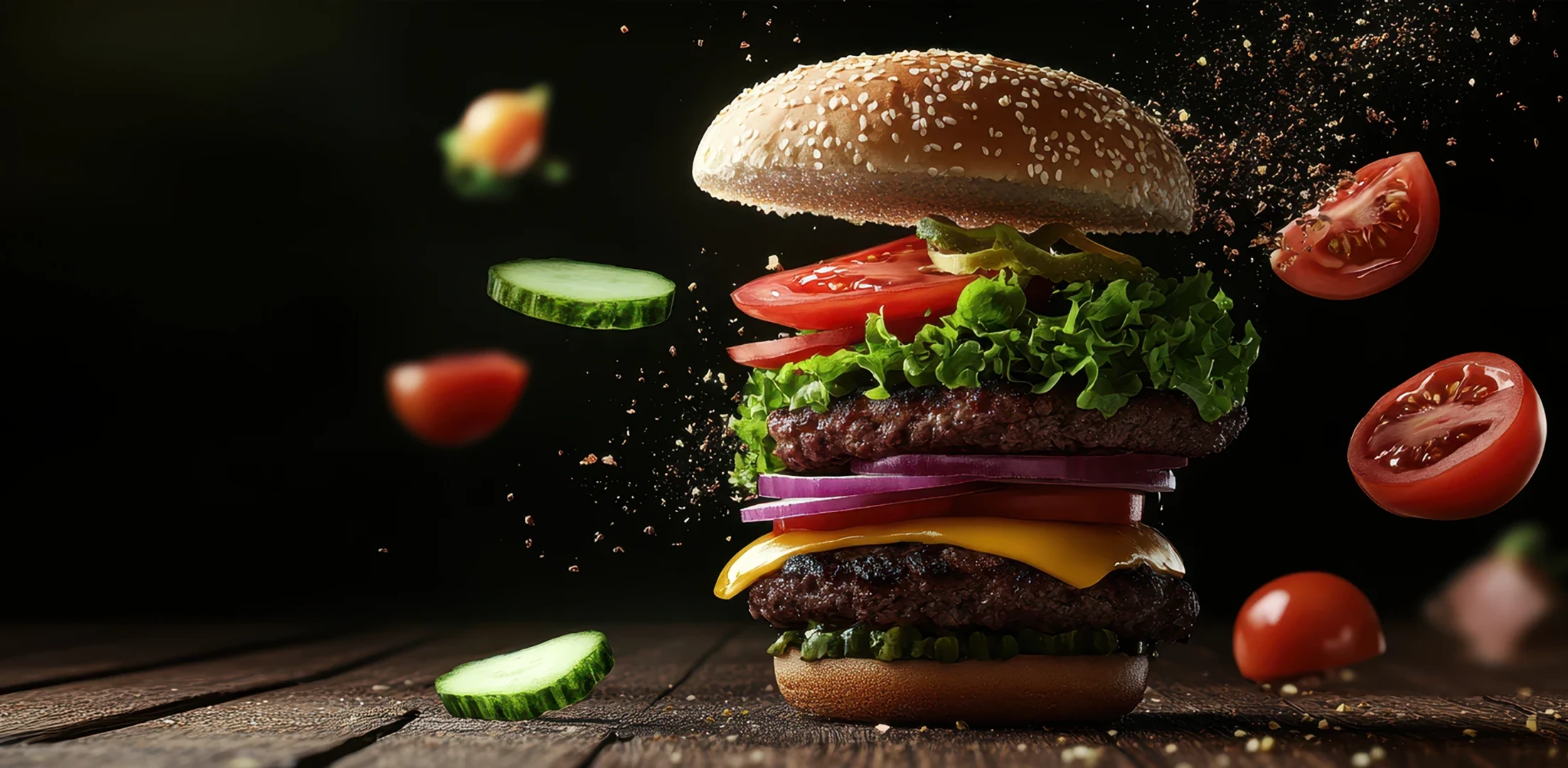 Burger frisch für Frankfurt